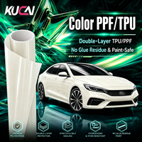 Film TPU changeant de couleur brillant et coloré de haute qualité, blanc cristal, pour carrosserie automobile, vente en gros, film PPF TPU