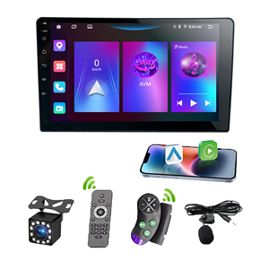 Radio Estéreo para Auto Android 11 con Pantalla Táctil de 9 Pulgadas, CarPlay, Android Auto, DAB, WiFi Integrado, Bluetooth, Ecualizador de 32 Bandas - Product Image 1