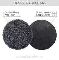 Disque à bande abrasive en carbure de silicium de 150 mm et 180 mm pour l'élimination de la rouille