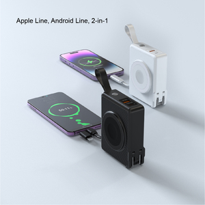 <span class=keywords><strong>2025</strong></span> Phát minh mới 6 trong 1 tường sạc du lịch từ ngân hàng điện không dây 10000mAh với AC cắm PD 20 Wát sạc nhanh - Product Image 3