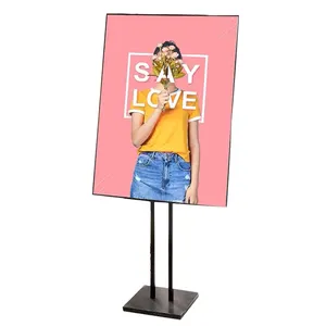 Promotion Kt Board Display Rack Schmiedeeisen Beschilderung Poster Rahmen Boden stehende Einkaufs zentrum Werbung Display Stand