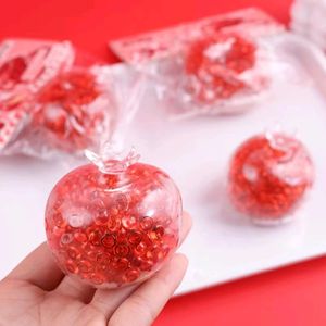 ของเล่นบีบผลไม้จำลอง<span class=keywords><strong>ทับทิม</strong></span>คุณภาพสูง ทำจากพลาสติก ลูกบอลมีเสียง ทำมือ บรรเทาความเครียด สร้างสรรค์ สำหรับเด็ก - Product Image 1