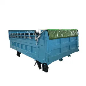 Best selling factory of small dump trucks with electric tarps export dump truck cargo box