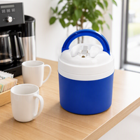 Seau isotherme portable moderne 2L chaud/froid double usage pour lait maternel, aliments pour bébé, soupes, boissons glacées et canettes – Anti-taches