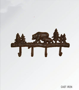 Ganchos de <span class=keywords><strong>armadillo</strong></span> de Texas occidental de hierro fundido antiguo con estilo, ganchos de <span class=keywords><strong>armadillo</strong></span> estilo Rancho erizo, estante para llaves - Product Image 5