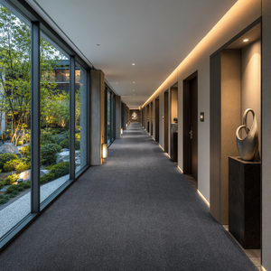 Tapis mural étroit en rouleau <span class=keywords><strong>pour</strong></span> <span class=keywords><strong>escalier</strong></span>, antidérapant, à motif rayé, en PP tufté à la machine, <span class=keywords><strong>pour</strong></span> hôtel, maison, <span class=keywords><strong>escalier</strong></span>, couloir - Product Image 1