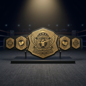 เข็มขัดหนังสำหรับชกมวย MMA เวิลด์ มิกซ์ มาร์เชียล อาร์ต Apex mma เข็มขัดแชมป์หนังเฮฟวี่เวท ขนาดผู้ใหญ่ - Product Image 2