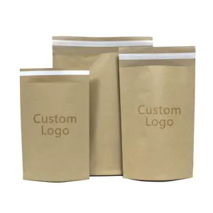 Custom Envelope Bag FSC Kraft Paper Bags Brown Express Packing Express Shipping Shopping Packaging