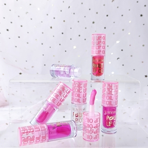 Olio Labbra Rosa Raro Siyiping, Tubetti Idratanti con Specchio, Lucidalabbra Trasparente Effetto Caramella, Kit Cosmetico per la Cura della Pelle - Product Image 4