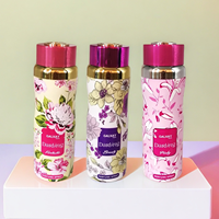 Désodorisant en spray pour le corps, parfum floral rafraîchissant, 200 ml, en aluminium, vente chaude, pour femme