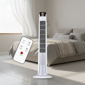 Grand <span class=keywords><strong>ventilateur</strong></span> oscillant sans pales à commande numérique par application, pour usage extérieur - Product Image 1