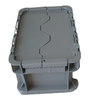 Boîte de rangement industrielle empilable en plastique robuste JOIN ST-A avec couvercle intégré