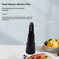 Piège à mouches automatique rechargeable, gadget anti-moustiques et anti-mouches, répulsif multifonctionnel à lame pour extérieur