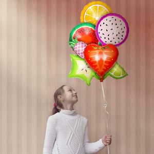 30 piezas de globos de frutas, globos de papel de aluminio para frutas, decoraciones para fiestas, decoraciones para fiestas temáticas de frutas tropicales - Product Image 4