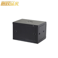 Kabinet Jaringan WA 6U, 500*350*400mm Kabinet Server yang Dapat Disesuaikan, Kabinet Jaringan Baja Canai Dingin yang Elegan