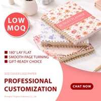 Planner Mingguan Harian Bulanan Tanpa Tanggal 2026 Custom Printing A5 Spiral Wire-O Binding Kertas Offset Buku Catatan untuk Pelajar