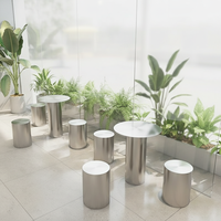 Table en acier inoxydable pour restaurant, usage commercial, design peu encombrant, durable et écologique – Vente chaude, directement de l'usine
