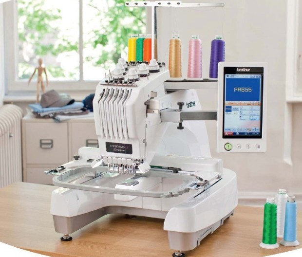 Good Condition Used Brother PR-655 Industrial Computerized Embroidery Sewing Machine