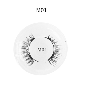 Faux <span class=keywords><strong>cils</strong></span> magnétiques 3D naturels faits à la main 1 paire 2 pièces <span class=keywords><strong>cils</strong></span> magnétiques avec logo personnalisé 3 aimants <span class=keywords><strong>cils</strong></span> magnétiques personnalisés - Product Image 1