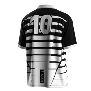 Camiseta de Fútbol Ligera con Cuello Polo en V, Tecnología de Secado Rápido y Zonas de Absorción de Humedad para Torneos - Product Image 3