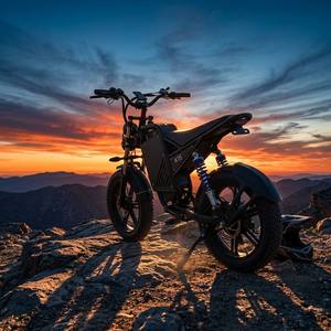 Motocicleta eléctrica todoterreno Light Bee <span class=keywords><strong>Surron</strong></span> <span class=keywords><strong>X</strong></span> 500W, 48V15AH, acero de alto carbono, neumático grueso 20*4, freno de disco mecánico, gran autonomía. - Product Image 4