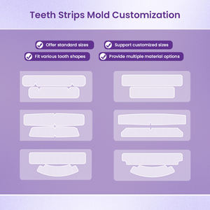 Kit Sbiancante per Denti Luxsmile Personalizzato per Uso Domestico con Sale del Mar Morto Senza Perossido 14 Trattamenti Strisce Naturali PAP V34 Vegane 12% - Product Image 3