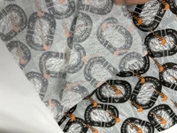 Kertas tisu pembungkus bunga kertas pembungkus baju hadiah logo bergaya cetak kustom kualitas tinggi
