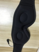 Masque de Sommeil Oculaire Supra-Auriculaire Musique 3D Super Doux avec Casque Stéréo Clair, Haut-Parleur Intégré et Bandeau Réglable