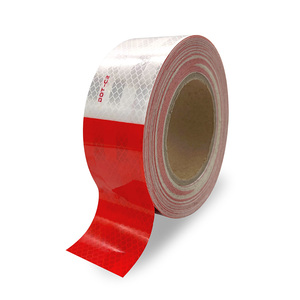 <span class=keywords><strong>Prix</strong></span> usine point adhésif C2 rouge blanc camions <span class=keywords><strong>remorque</strong></span> autocollants réfléchissants rétro bande réfléchissante camion queue attention réflecteur - Product Image 2