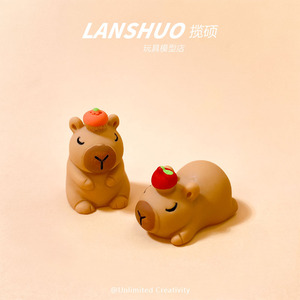 Little Bear 3D Figurine Plastic Resin <b>Car</b> <b>Decoration</b> DIY Accessory Summer 2022 Yiwu Origin - Product Image 3