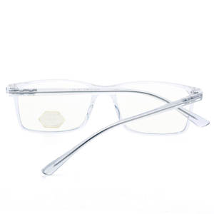 Nouvelles lunettes anti-lumière bleue minimalistes carrées unisexe, monture en plastique, pont moyen, pour myopie, style 1230 - Product Image 5