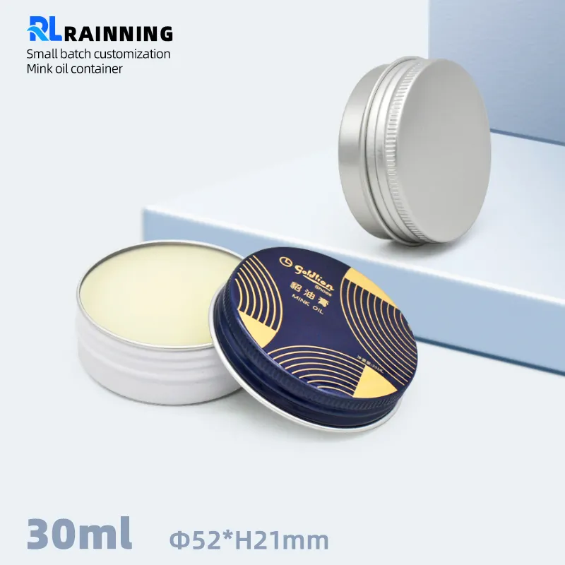 Latas de aluminio redondas para bálsamo labial, contenedor de Metal redondo para cosméticos, 30g/1OZ, precio de fábrica
