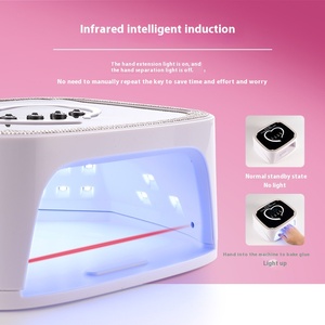 108W Wireless Rechargeable Nail Lamp Fast Drying Gel <b>Polish</b> UV Dryer Cordless High Power Professional Manicure Supplies - Product Image 2