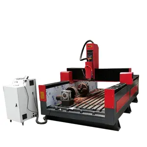 2 Head 1325 Stone Engraving Cnc Router 4 Axis