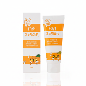 โฟมล้างหน้า qyoqyo tangerine Bright moist สำหรับผิวแพ้ง่ายเพิ่มความสดชื่นดูแลรูขุมขน-K-Beauty kbeauty - Product Image 2