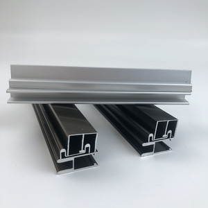 Kit de rails pour porte coulissante en verre 5-8mm, quincaillerie pour vitrine, cuisine, bibliothèque - Product Image 1