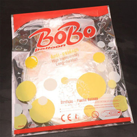 Ballon Bobo Transparent Rond en PVC Transparent de 18/24/36 Pouces Ballon Bulle en Plastique Bobo pour Décoration de Fête Cadeau Farce