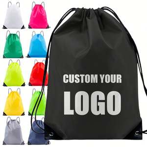 Bolsa con Cordón y Logotipo Personalizado - Bolsa Deportiva de Poliéster al por Mayor, Mochila Deportiva y Promocional para Fitness, Viajes, Eventos - Product Image 1