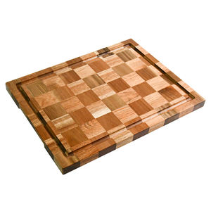 Youlike 100% Acacia bois fin Grain blocs à découper Sublimation Extra Large planche à découper anti-dérapant avec poignées jus rainure - Product Image 4