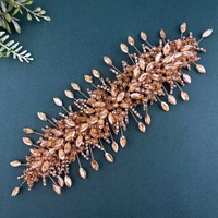 Nouvelle collection 2027 : Bijoux de mariée personnalisés scintillants, accessoires de mariage en cristal, appliques 3D en strass pour robes de bal