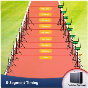 Chronomètre électronique GANXIN pour la <span class=keywords><strong>course</strong></span> à pied, capteur laser <span class=keywords><strong>de</strong></span> mesure <span class=keywords><strong>de</strong></span> la vitesse, chronomètre <span class=keywords><strong>de</strong></span> <span class=keywords><strong>course</strong></span> sur piste avec valise portable - Product Image 5