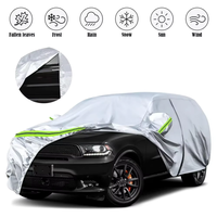 Autoabdeckung Ersatz für 2011-2025 Dodge Durango Allwetter Wasserdicht Reißverschluss-Türöffnung Winddichte Bänder Schnee Regen Staub Hagelschutz