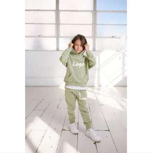 Mysweeby - Conjunto de Ropa Deportiva Personalizada al por Mayor para Niños, Sudadera con Capucha para Niñas, Conjunto de Ropa Infantil de Otoño - Product Image 4