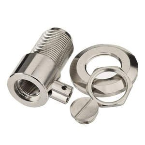 UHF SO239 O Ring Right Angle Female Solder RF Coax Connector Cable for RG58 Extension Cable - Product Image 3