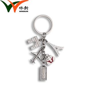 Creative Design Wholesale Factory Custom Logo High Quality Silver <b>Personalized</b> <b>Keychain</b> - Product Image 2