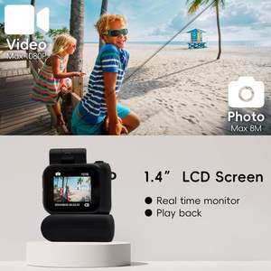 Cámara Digital Portátil OIKSPY OI-4000 con Pantalla LCD de 1.4 Pulgadas, 1080P, Tarjeta de 32GB, Base de Carga, Diseño sin Espejo Monoreflex, Sensor de 1/1.7 Pulgadas - Product Image 3