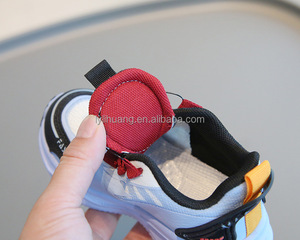 Baskets pour enfants nouvelles chaussures décontractées pour garçons boutons rotatifs chaussures de course pour filles chaussures de bébé à semelle souple respirante - Product Image 3