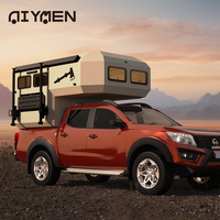 Coque courte à lit plat d'expédition en fibre de verre 4x4 pour camion extérieur camping-car auvent boîte à glissière remorques de voyage tout-terrain en Australie