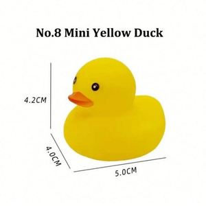 Patitos de Goma con Gafas de Sol, Sombreros y Accesorios para la Cabeza, Mini Patitos de Goma para Carnaval, Crucero, Cumpleaños, Juguetes para Bañera, al por Mayor - Product Image 3