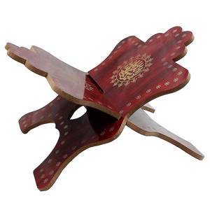 Dropshipping/Stock Disponible al por Mayor/OEM Estantería de Madera de Alta Densidad con Diseño Islámico para Libros Musulmanes - Product Image 4